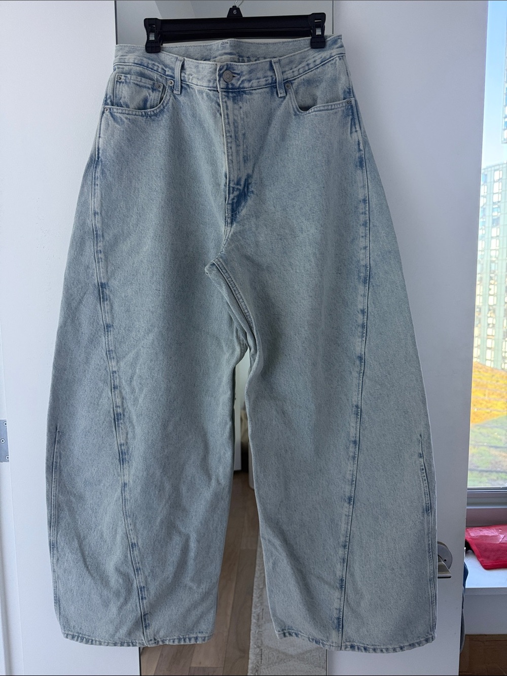 COS Light Blue Barrel Leg Jeans